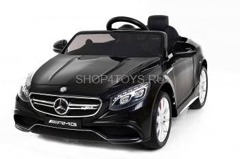 Детский электромобиль Mercedes Benz S63 LUXURY 2.4G - Black - HL169-LUX-B Радиоуправляемый детский электромобиль Mercedes-Benz S63 AMG 12V - HL169