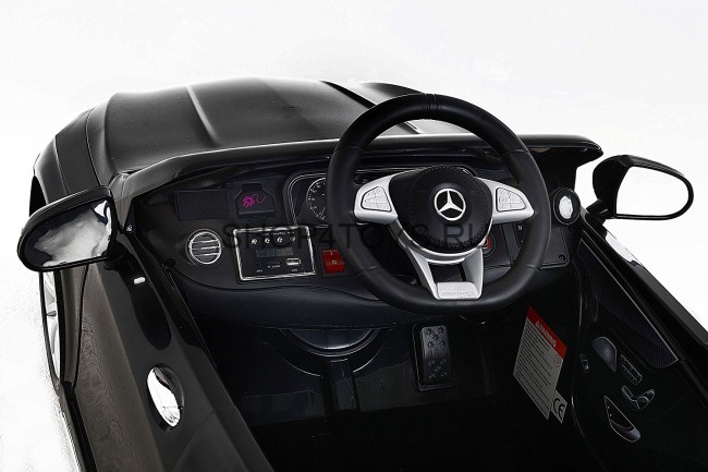 Детский электромобиль Mercedes Benz S63 LUXURY 2.4G - Black - HL169-LUX-B