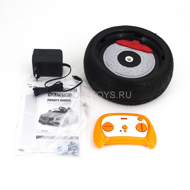 Детский электромобиль Mercedes Benz S63 LUXURY 2.4G - Black - HL169-LUX-B