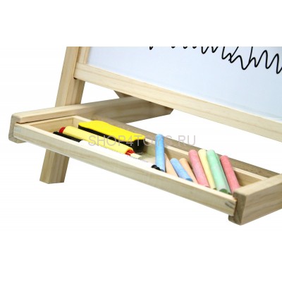 Доска для рисования двухсторонняя (мольберт) - 2043 Доска для рисования двухсторонняя (мольберт) - 2043