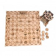 Механический 3D-пазл из дерева Wood Trick Колесо Фортуны - 1234-12 Механический 3D-пазл из дерева Wood Trick Колесо Фортуны - 1234-12