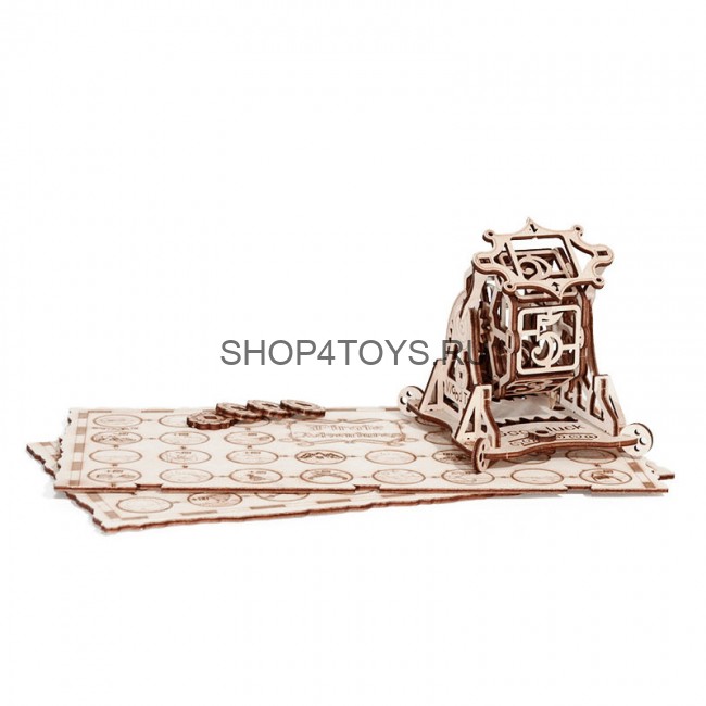 Механический 3D-пазл из дерева Wood Trick Колесо Фортуны - 1234-12