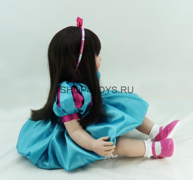 Реборн  с длинными волосами Карина