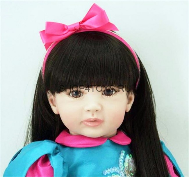 Реборн  с длинными волосами Карина