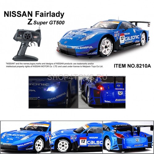 Радиоуправляемая машина MJX Nissan Fairlady Z Super GT500 #12 1:10 - 8210A Радиоуправляемая машина MJX Nissan Fairlady Z Super GT500 #12 1:10 - 8210A