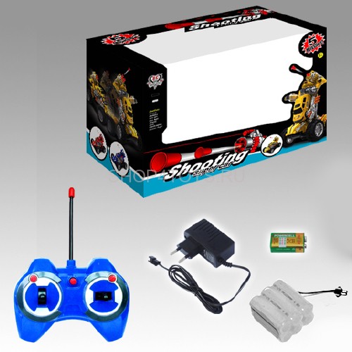 Радиоуправляемый синий джип стреляющий ракетами - 333-BB02 Радиоуправляемый синий джип стреляющий ракетами - 333-BB02