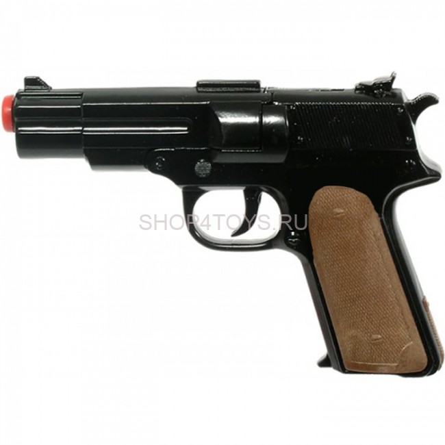 Пистолет металлический на 8 пистонов, длина 18 см - TC7270B Пистолет металлический на 8 пистонов, длина 18 см - TC7270B