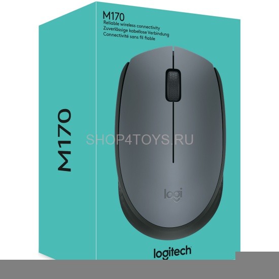 Беспроводная мышь Logitech M170 Red - 910-004648