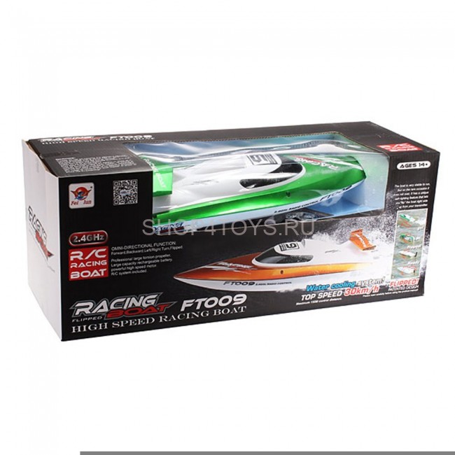 Радиоуправляемый катер Fei Lun High Speed Green Boat 2.4GHz - FT009-G