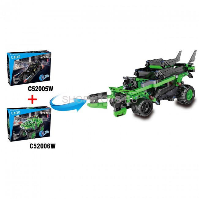 Конструктор Cada Technics бэтмобиль с инерционным механизмом, 212 деталей - C52005W Конструктор Cada Technics бэтмобиль с инерционным механизмом, 212 деталей - C52005W