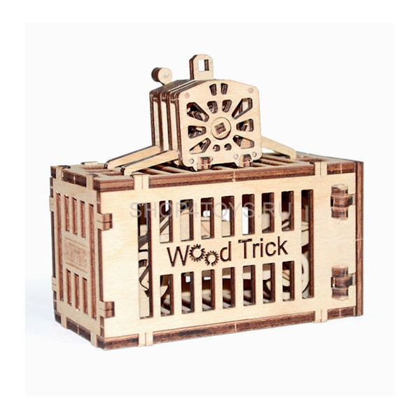 Механический 3D-пазл из дерева Wood Trick Кран - 1234-5 Механический 3D-пазл из дерева Wood Trick Кран - 1234-5