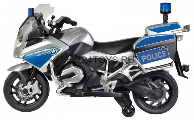 Детский полицейский электромотоцикл BMW R1200RT-P White 12V - 212