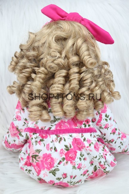 Кукла реборн блондинка кучерявая Анэтта Кукла реборн блондинка кучерявая Анэтта