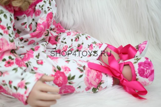 Кукла реборн блондинка кучерявая Анэтта Кукла реборн блондинка кучерявая Анэтта