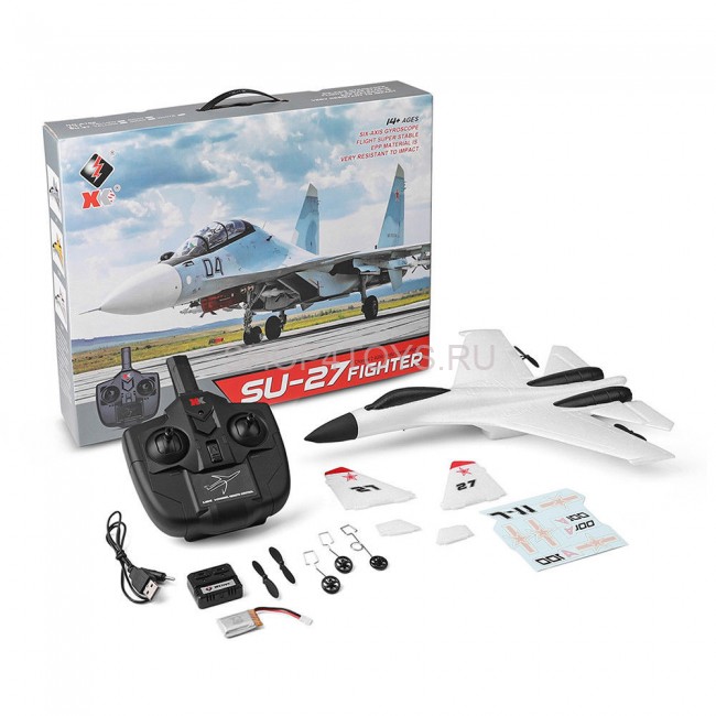 Радиоуправляемый самолет XK Innovation A100-SU27 RTF 2.4G - A100-SU27 Радиоуправляемый самолет XK Innovation A100-SU27 RTF 2.4G - A100-SU27