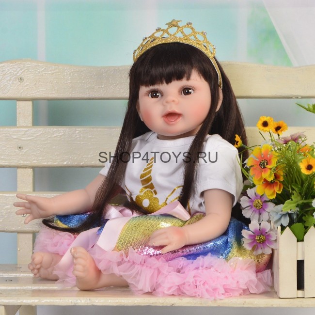 Реборн принцесса с длинными волосами Анастасия Реборн принцесса с длинными волосами Анастасия