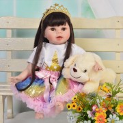 Реборн принцесса с длинными волосами Анастасия