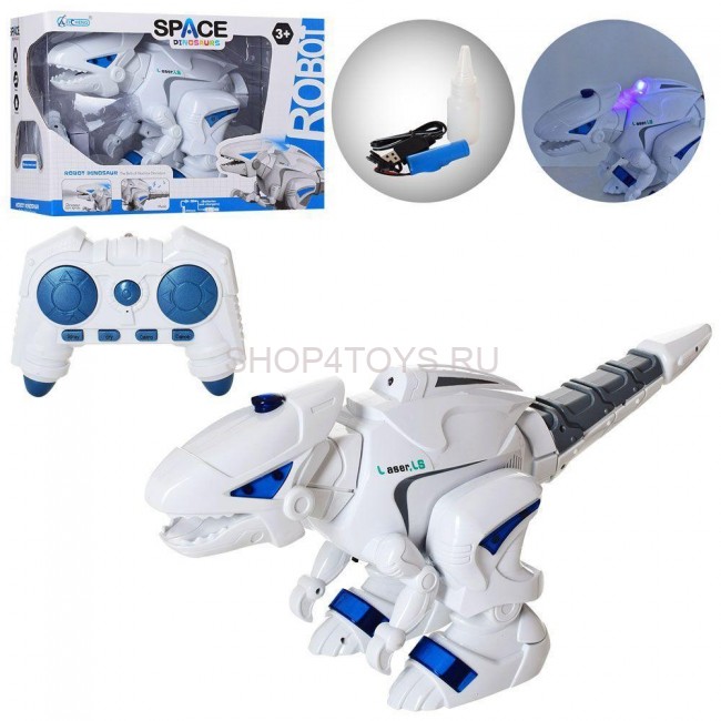Радиоуправляемый интерактивный динозавр SPACE с паром (свет, звук, рычание) - 1042А Радиоуправляемый интерактивный динозавр SPACE с паром (свет, звук, рычание) - 1042А