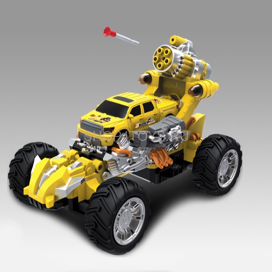 Радиоуправляемый желтый джип стреляющий ракетами - 333-BB03 Радиоуправляемый желтый джип стреляющий ракетами - 333-BB03