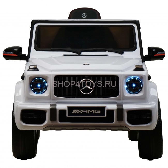 Электромобиль Mercedes-Benz G63 AMG 12V с высокой дверью - BBH-0002H-WHITE Электромобиль Mercedes-Benz G63 AMG 12V с высокой дверью - BBH-0002H-WHITE