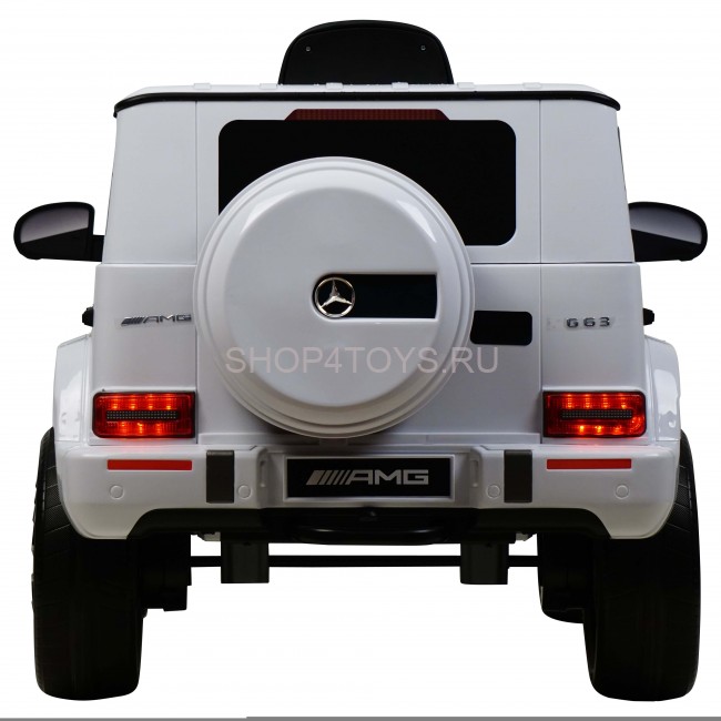 Электромобиль Mercedes-Benz G63 AMG 12V с высокой дверью - BBH-0002H-WHITE Электромобиль Mercedes-Benz G63 AMG 12V с высокой дверью - BBH-0002H-WHITE