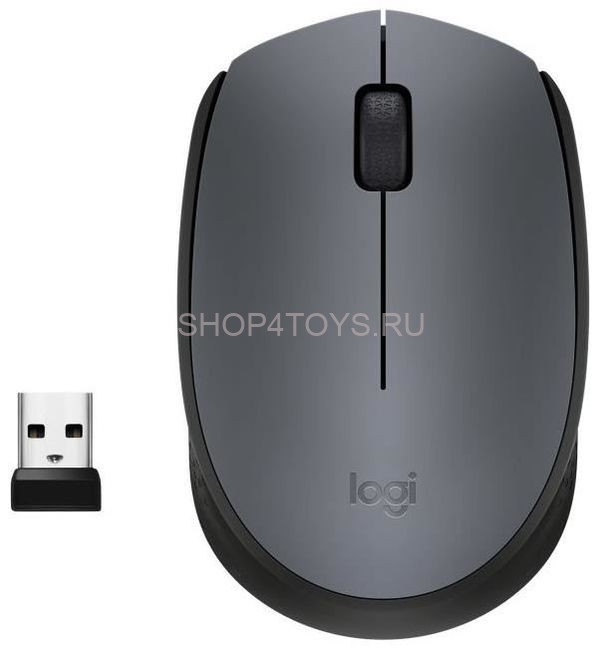 Беспроводная мышь Logitech M170 Grey - 910-004646 Беспроводная мышь Logitech M170 Grey - 910-004646