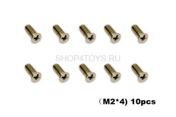Набор винтов - 002608 Esky Cruciform Slotted Screw（M2*4) (10 шт) - HB CP3