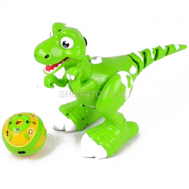 Радиоуправляемый интерактивный динозавр с паром Jiabaile Dinosaur - 908A Радиоуправляемый интерактивный динозавр с паром Jiabaile Dinosaur - 908A