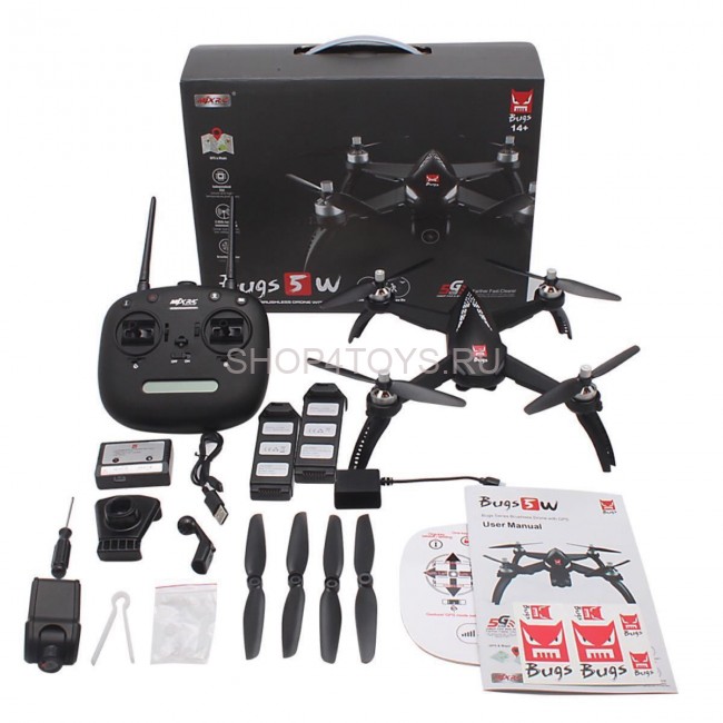 Радиоуправляемый квадрокоптер MJX Bugs 5W RTF 2.4G - MJX B5W Радиоуправляемый квадрокоптер MJX Bugs 5W RTF 2.4G - MJX B5W