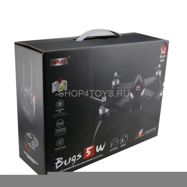 Радиоуправляемый квадрокоптер MJX Bugs 5W RTF 2.4G - MJX B5W Радиоуправляемый квадрокоптер MJX Bugs 5W RTF 2.4G - MJX B5W