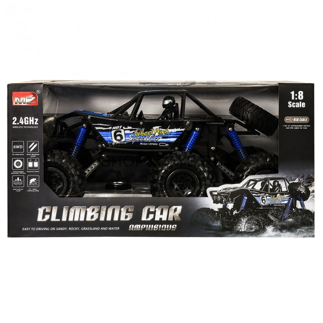 Радиоуправляемый краулер-амфибия 6WD Blue 1:8 - MZ-YY2001 Радиоуправляемый краулер-амфибия 6WD Blue 1:8 - MZ-YY2001