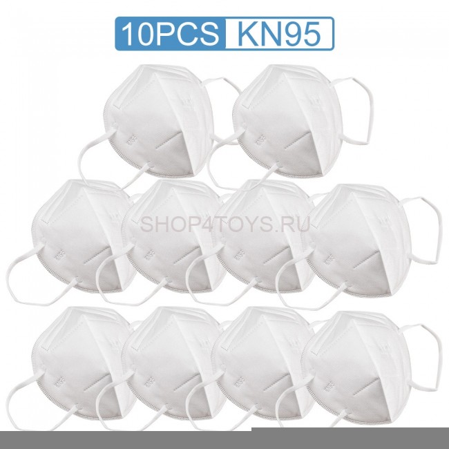 Респиратор KN95 FFP2 (10шт, 5 слоев защиты) - WBMT-KN95