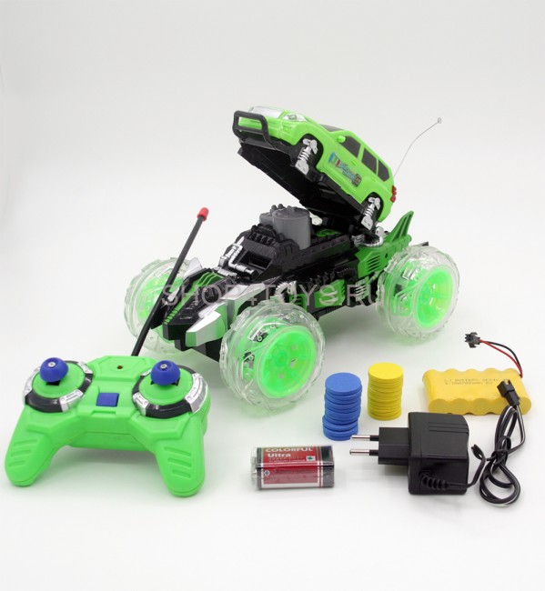 Радиоуправляемый зеленый джип стреляющий дисками - 333-DD01 Радиоуправляемый зеленый джип стреляющий дисками - 333-DD01