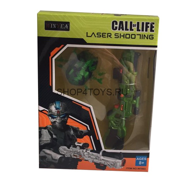 Лазерный пистолет с движущейся мишенью "Паук" - W7003 Лазерный пистолет с движущейся мишенью "Паук" - W7003