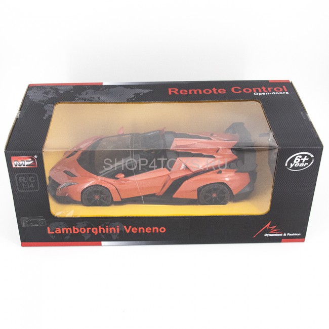 Радиоуправляемая машина Ламборджини MZ Lamborghini Veneno Cabrio Orange 1:14 - MZ-2304J-O Радиоуправляемая машина Ламборджини MZ Lamborghini Veneno Cabrio Orange 1:14 - MZ-2304J-O