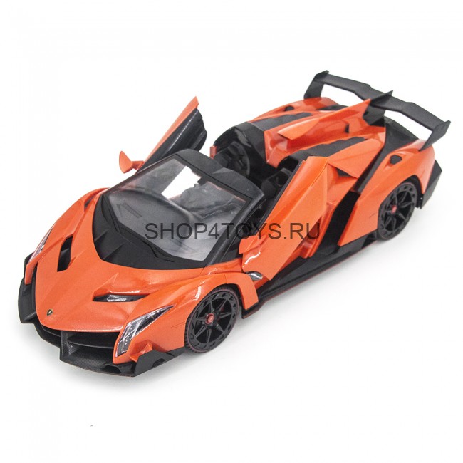Радиоуправляемая машина Ламборджини MZ Lamborghini Veneno Cabrio Orange 1:14 - MZ-2304J-O Радиоуправляемая машина Ламборджини MZ Lamborghini Veneno Cabrio Orange 1:14 - MZ-2304J-O