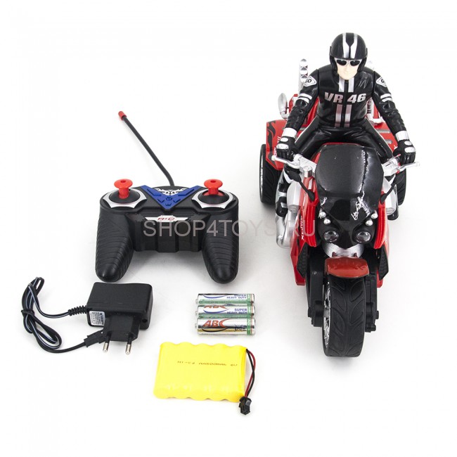 Радиоуправляемый красный мотоцикл Yuan Di Трицикл 1:10 - YD898-T57-R Радиоуправляемый красный мотоцикл Yuan Di Трицикл 1:10 - YD898-T57-R