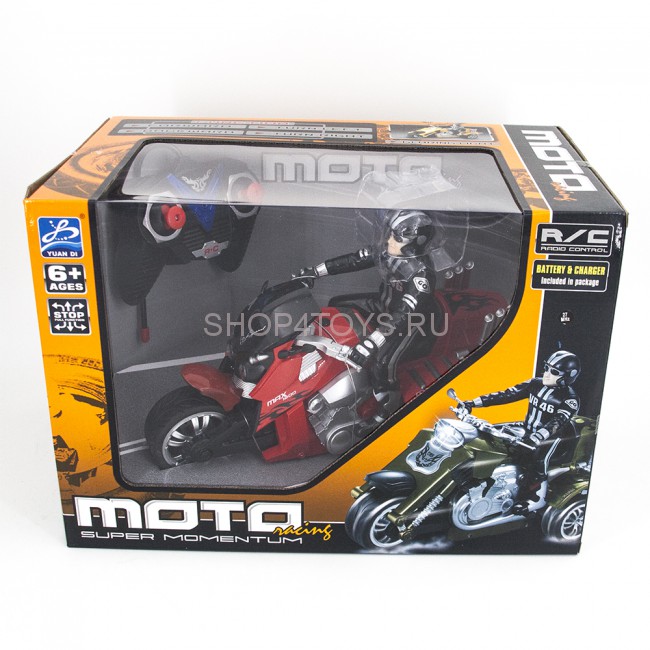 Радиоуправляемый красный мотоцикл Yuan Di Трицикл 1:10 - YD898-T57-R Радиоуправляемый красный мотоцикл Yuan Di Трицикл 1:10 - YD898-T57-R