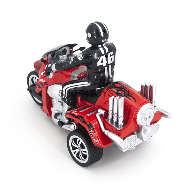 Радиоуправляемый красный мотоцикл Yuan Di Трицикл 1:10 - YD898-T57-R Радиоуправляемый красный мотоцикл Yuan Di Трицикл 1:10 - YD898-T57-R