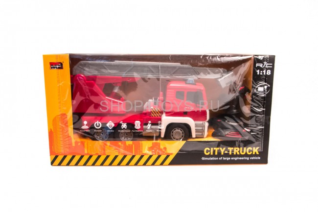 Радиоуправляемая пожарная машина 1:18 (джойстик) - MZ-2081