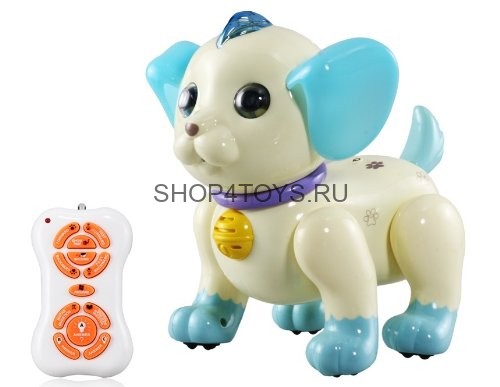 Радиоуправляемый робот собачка Умный Я (голубой) - ZYA-A2744-1-BLUE Радиоуправляемый робот собачка Умный Я (голубой) - ZYA-A2744-1-BLUE