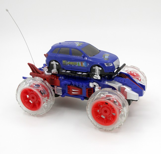 Радиоуправляемый синий джип стреляющий дисками - 333-DD02 Радиоуправляемый синий джип стреляющий дисками - 333-DD02