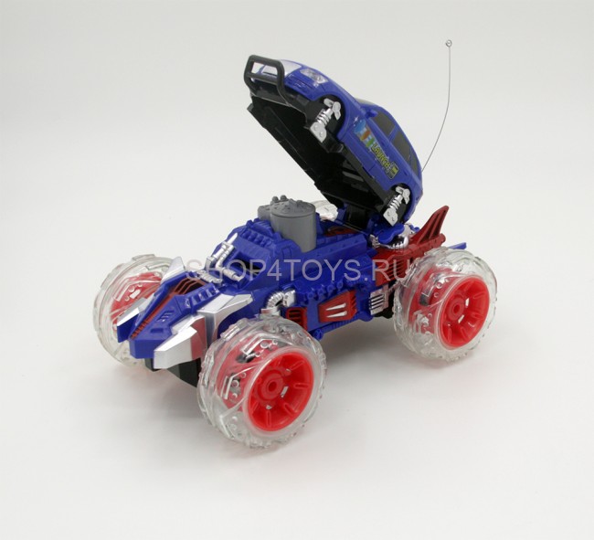 Радиоуправляемый синий джип стреляющий дисками - 333-DD02 Радиоуправляемый синий джип стреляющий дисками - 333-DD02