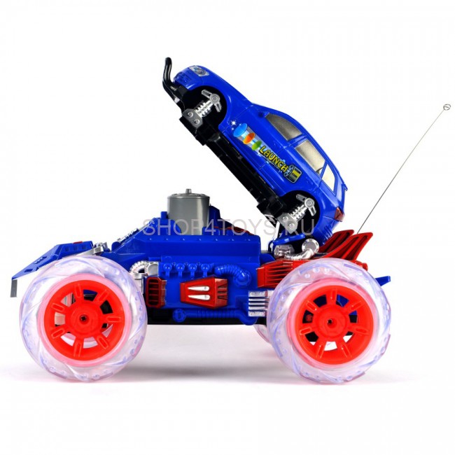 Радиоуправляемый синий джип стреляющий дисками - 333-DD02 Радиоуправляемый синий джип стреляющий дисками - 333-DD02