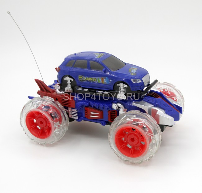 Радиоуправляемый синий джип стреляющий дисками - 333-DD02 Радиоуправляемый синий джип стреляющий дисками - 333-DD02