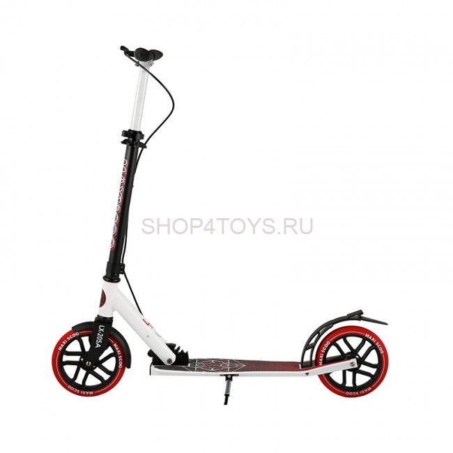 Самокат Двухколесный Складной, с Ручным Тормозом, Красный - MSC-LX205A-R Самокат Двухколесный Складной, с Ручным Тормозом, Красный - MSC-LX205A-R