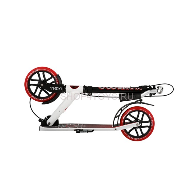Самокат Двухколесный Складной, с Ручным Тормозом, Красный - MSC-LX205A-R Самокат Двухколесный Складной, с Ручным Тормозом, Красный - MSC-LX205A-R