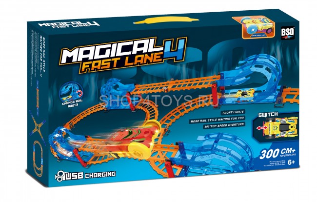 Автотрек BSQ Magical Fast Line, длина полотна 300 см - BSQ-3063 Автотрек BSQ Magical Fast Line, длина полотна 300 см - BSQ-3063