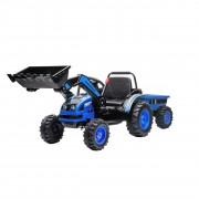 Детский электромобиль трактор с ковшом и прицепом (синий, 2WD, EVA) - HL389-LUX-BLUE-TRAILER Детский электромобиль трактор с ковшом и прицепом (синий, 2WD, EVA) - HL389-LUX-BLUE-TRAILER