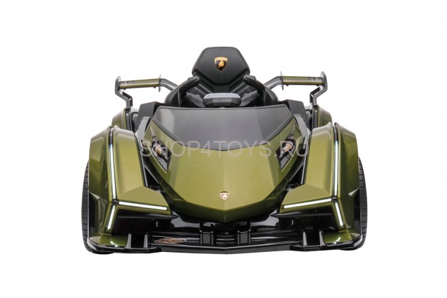Детский электромобиль Lamborghini V12 Vision Gran Turismo 4WD 12V - HL528-LUX-ARMY-GREEN